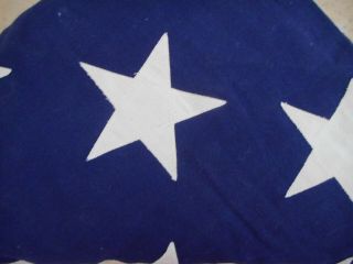 Vintage AMERICAN US 50 STAR COFFIN FLAG 5 x 9.  5 ' Never Flown or Unfolded 3
