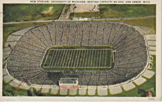 1931 Stadium,  University Of Michigan In Ann Arbor,  Mi Michigan Pc