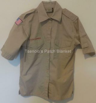 Boy Scout Now Scout Bsa Uniform Blouse Size Adult X - Small Ss 067