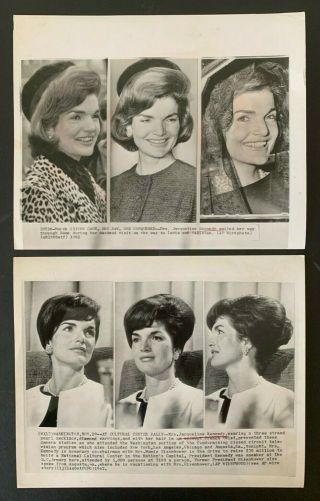 1962 Jacqueline Jackie Kennedy Jfk Style Icon Ap Newswire Press Photos