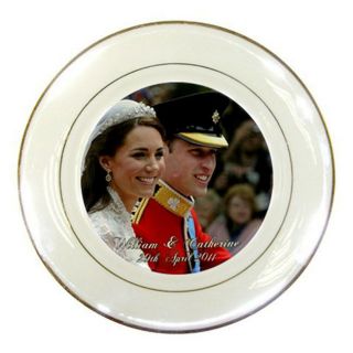 Prince William And Catherine / Will And Kate Royal Wedding Porcelain Plate 3