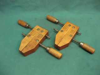 Two Jorgensen No.  3/0 Wood Clamps