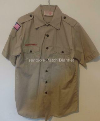 Boy Scout Now Scouts Bsa Uniform Shirt Size Adult Medium Ss 063