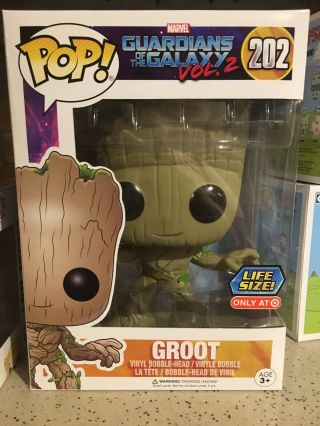 Funko Pop Guardians Of The Galaxy V2 Baby Groot Vinyl Figure.  Life Size Target