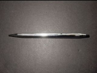 Vintage Silver Cross Mechanical Pencil With Eraser