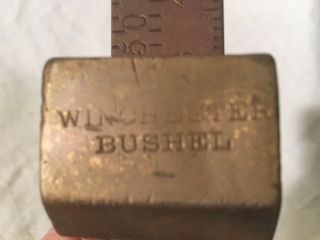 Vintage Winchester Bushel Grain Scale 3 Old Brass Country Store
