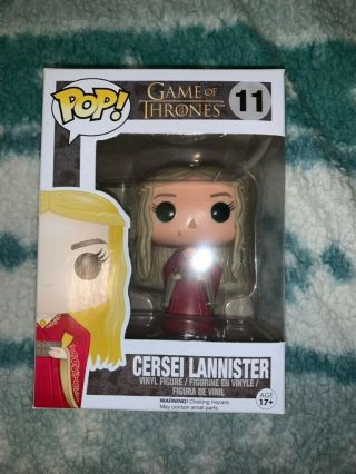 Funko Pop Game Of Thrones 11 Cersei Lannister W/ Protector