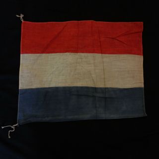 1930s Antique Netherlands Banner Flag