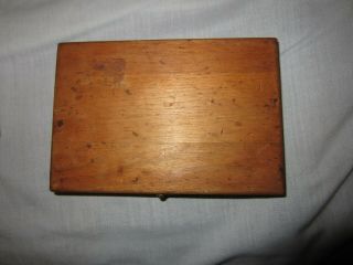 Vintage L.  S.  Starrett CO.  Athol Mass Made in the USA - Pin Vises with Wood Box 3