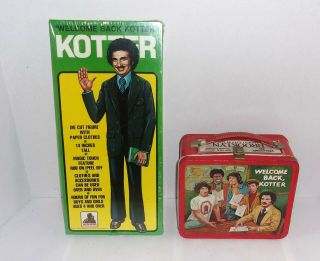 Vintage Welcome Back Kotter 1977 Metal Lunchbox & Thermos 1976 Paper Doll