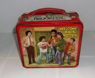 Vintage Welcome Back Kotter 1977 Metal Lunchbox & Thermos 1976 Paper Doll 2