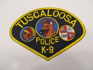Alabama Tuscaloosa Police K - 9 Unit Patch