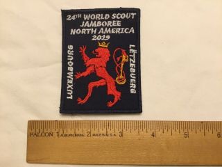 Luxembourg 2019 World Jamboree Contingent Patch