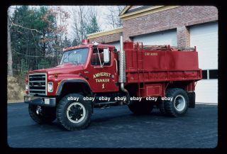 Amherst Nh 1980s International Tanker Fire Apparatus Slide