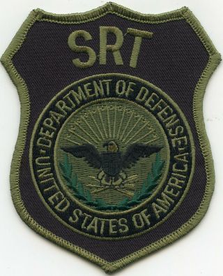 Department Of Defense Dod Washington Dc Special Response Srt Swat Police Patch