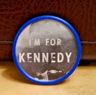 Vintage John F.  Kennedy Hologram Campaign Button - I’m for Kennedy 4
