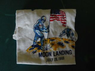 Vtg 1969 Apollo 11 Moon Landing Tee Shirt T - Shirt Size S? Allison