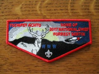 Boy Scout Oa Tschipey Achtu Lodge 95 2017 National Chief Flap Seneca Waterway Ny