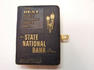 1923 Bankers Utilities,  Coin Bank,  The State National Bank Of El Paso