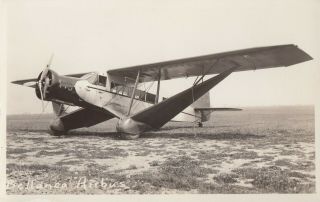 Bellanca Airbus Aircraft Canada 1930 - 40s Real Photo Postcard