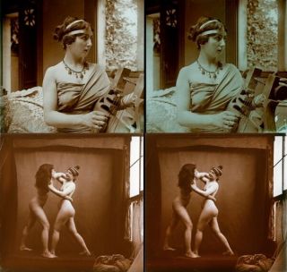 16 Stereoviews Classic Nude Women In Paris 1905 Jules Richard From Glass - Plate 8