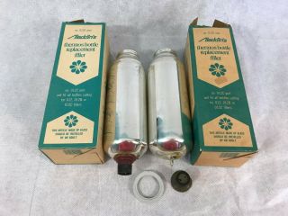 2 Vintage Aladdin 1 Pint Replacement Thermos Bottle Filler 012C READ 2