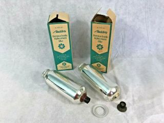 2 Vintage Aladdin 1 Pint Replacement Thermos Bottle Filler 012C READ 3
