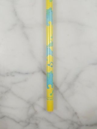 RARE VINTAGE UNUSUAL COLLECTIBLE YELLOW MY LITTLE PONY LEAD UNSHARPENED PENCIL 3