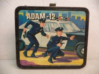 Vintage Aladdin Adam - 12 Metal Lunchbox No Thermos