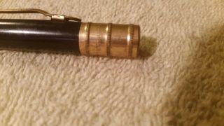 Vintage Black and 14K Gold Filled (Thompson) Mechanical Pencil 5
