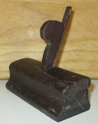 Antique Small Wooden Wood Groove Block Plane Planer