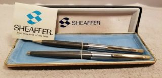 Vintage Sheaffer Pen And Pencil Set W / Case