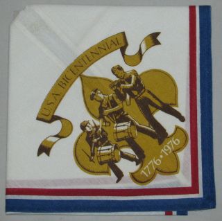 Boy Scouts Of America Usa Bicentennial 1776 - 1976 Neckerchief Bsa