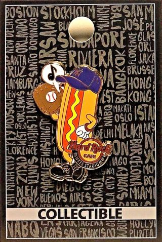 Hard Rock Cafe Yankee Stadium Core Singing Hot Dog Pin Le Mlb 2017 97540