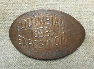 M&d Ill - Wce - 1d,  Elongated 1889 Indian 1c,  Rarity - 4 Columbian Exposition 1893