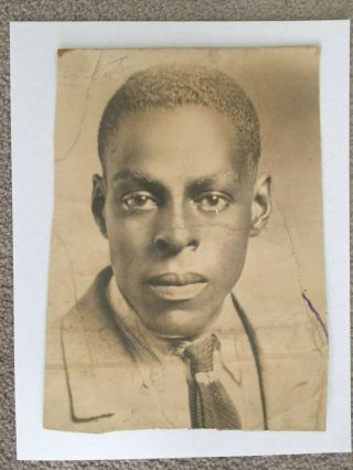 1930s Vintage African American Male Photo - 8 X 10