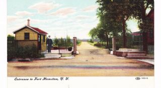 Brooklyn Entrance To Fort Hamilton,  Bay Ridge,  Nyc