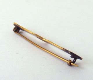 Antique Mason Scottish Rite 32nd Degree Art Deco Bar Pin Masonic RARE enamel 2