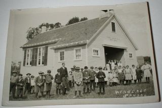 Photograph: Wingdale School,  District No.  3,  South Dover,  5x7 ",  One Room School