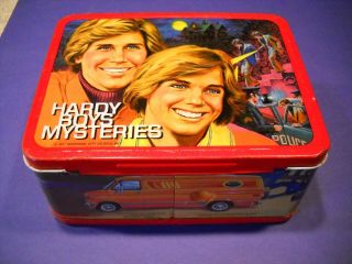 Vintage King - Seeley Hardy Boys Mysteries Lunch Box From 1977 -