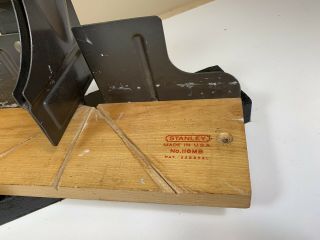 Vintage Stanley No.  116 Metal Frame Miter Box 3