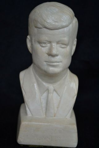 Bust Of President John F.  Kennedy And Photos