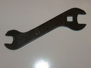 Vintage Metal 6 1/8 " John Deere Jd50 Mechanics Wrench Hand Tool