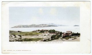 C.  1901 San Francisco Golden Gate&bay Panorama View Private Mailing Card Postcard