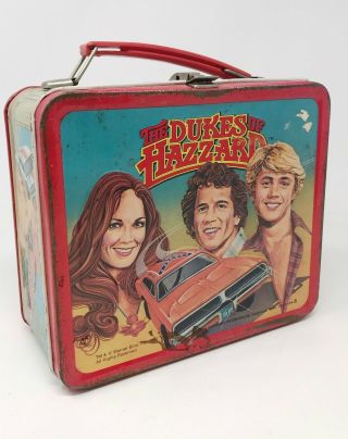 The Dukes Of Hazzard Vintage 1980 Aladdin Lunchbox No Thermos