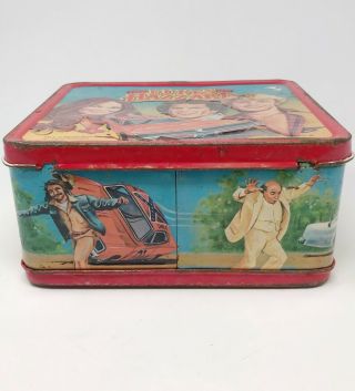 THE DUKES OF HAZZARD Vintage 1980 Aladdin Lunchbox No Thermos 4