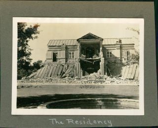 Quetta,  Pakistan Earthquake,  31st May,  1935.  The Residency Qu.  422