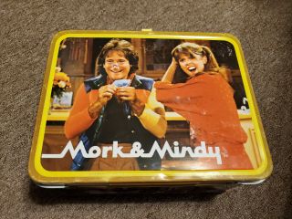 1979 Vintage Mork And Mindy Lunch Box Nothermos