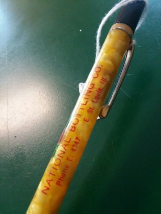 Mechanical Advertising Pencil Tune up with Tone - up National Bottling DS8171 5