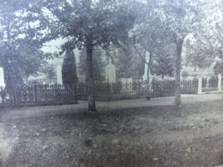 Scarce Antique Stereoview Montgomery Cemetery in Norristown Pa S R Fisher Photo 5